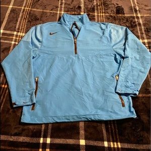 Men’s Blue Nike Golf Pull-Over Performance Jacket